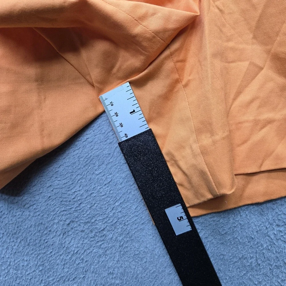 Michael Kors Women Shorts 16 Orange Chino Twill 5